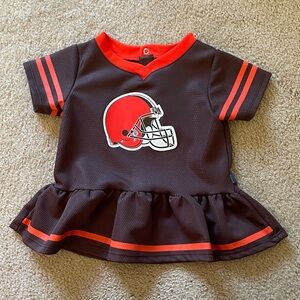 NFL/Gerber Baby Cleveland Browns Jersey Dress - Size 0/3 Months